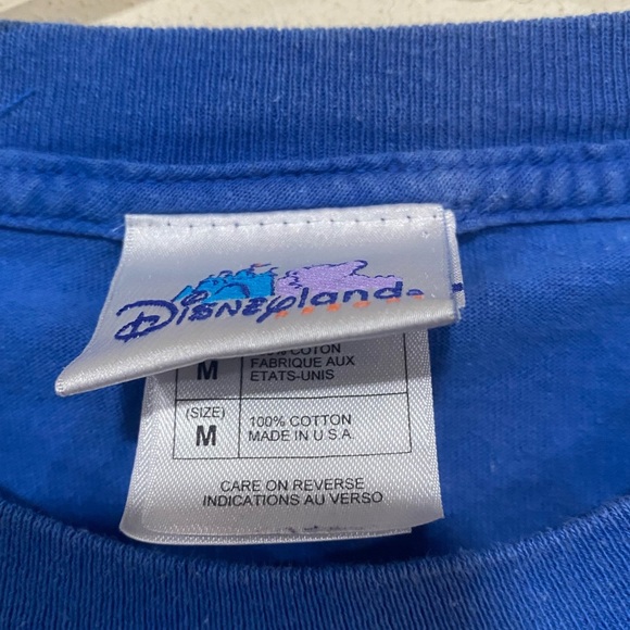 Vintage Disney California Adventure Screamin Tie Die Long Sleeve Blue Mens M - Picture 4 of 4